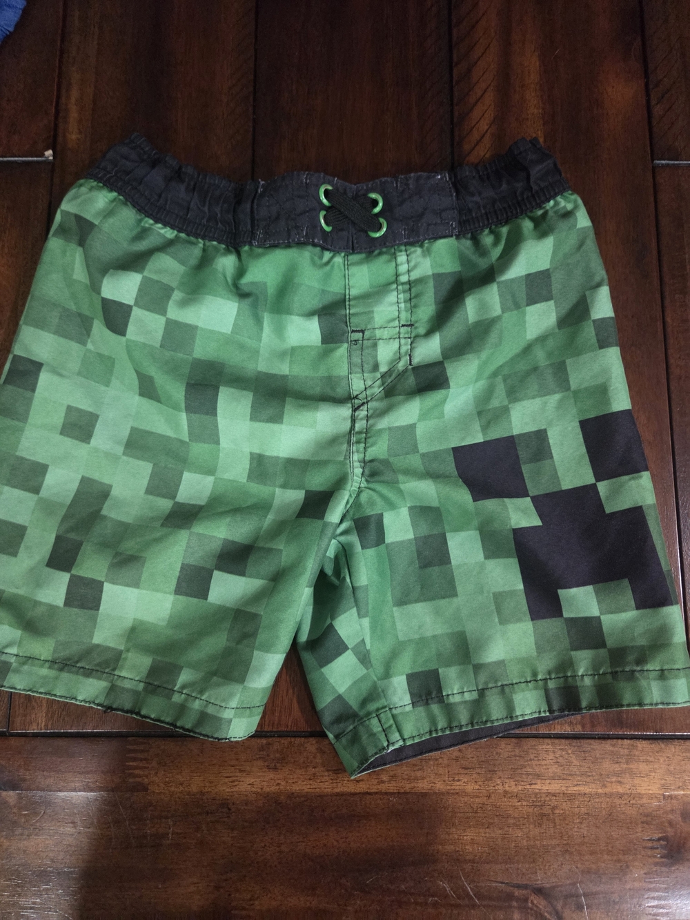 Minecraft Creeper swim trunks youth XS